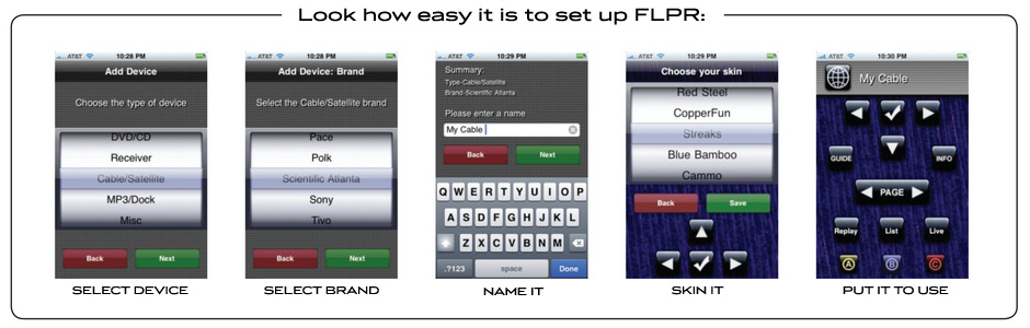 FLPR Universal Remote Control (URC) Easy Set Up