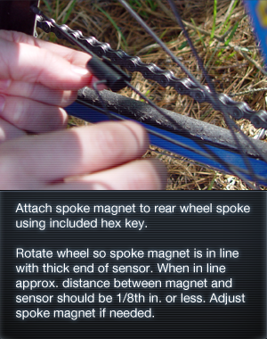 Bike Spoke Magnet for Cycle Computer