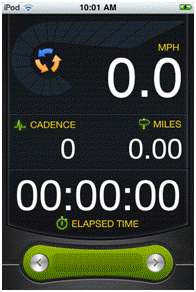 Free Apple App for Liverider Cycling Computer