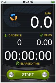 Viewing Saved Bike Rides for Liverider Cycling Computer